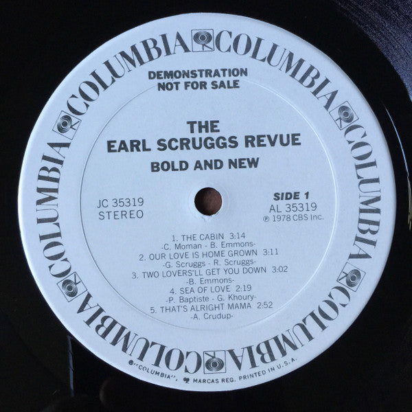 Earl Scruggs Revue : Bold And New (LP, Album, Promo)
