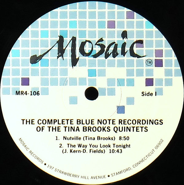 Tina Brooks : The Complete Blue Note Recordings Of The Tina Brooks Quintets (4xLP, Album, Comp + Box, Ltd, Num)
