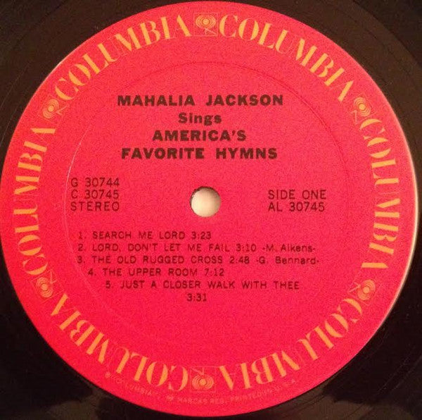 Mahalia Jackson : Mahalia Jackson Sings America's Favorite Hymns (2xLP, Comp)