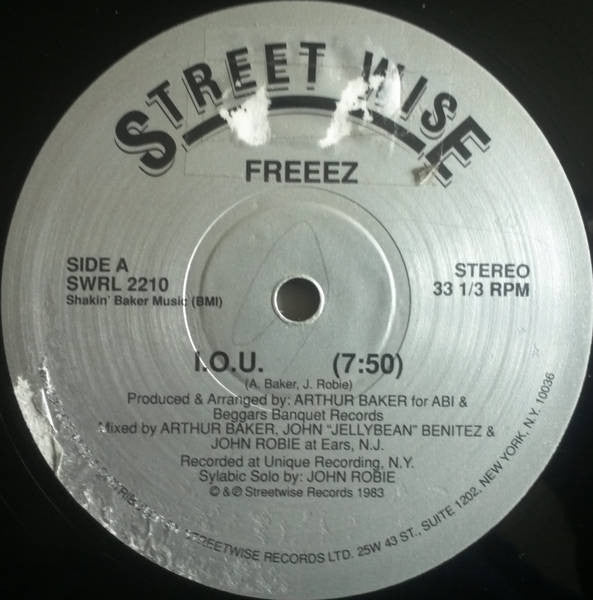 Freeez : I.O.U. (12")