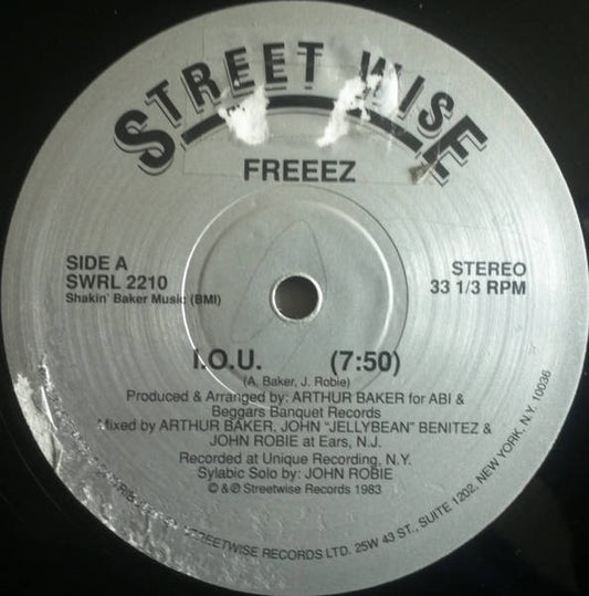 Freeez : I.O.U. (12")