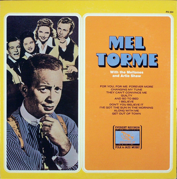 Mel Tormé With The Mel-Tones And Artie Shaw : Mel Torme With The Meltones And Artie Shaw (LP, Comp)