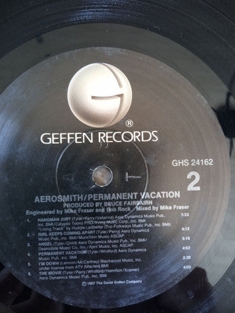 Aerosmith : Permanent Vacation (LP, Album, Spe)
