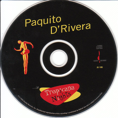 Paquito D'Rivera : Tropicana Nights (CD, Album)