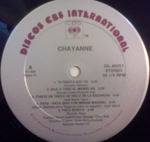 Chayanne : Chayanne (LP, Album)