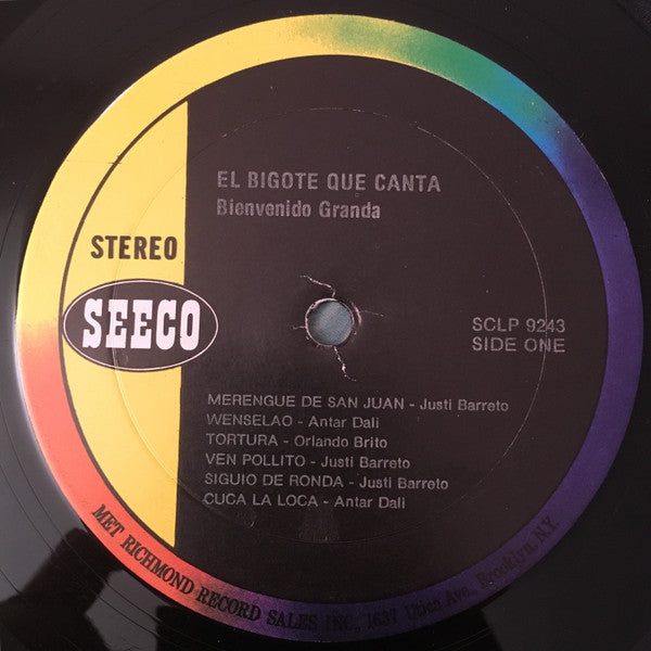 Bienvenido Granda Con Orquesta* : El Bigote Que Canta (LP, Album)