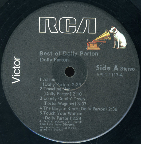 Dolly Parton : Best Of Dolly Parton (LP, Comp, RE, Ind)