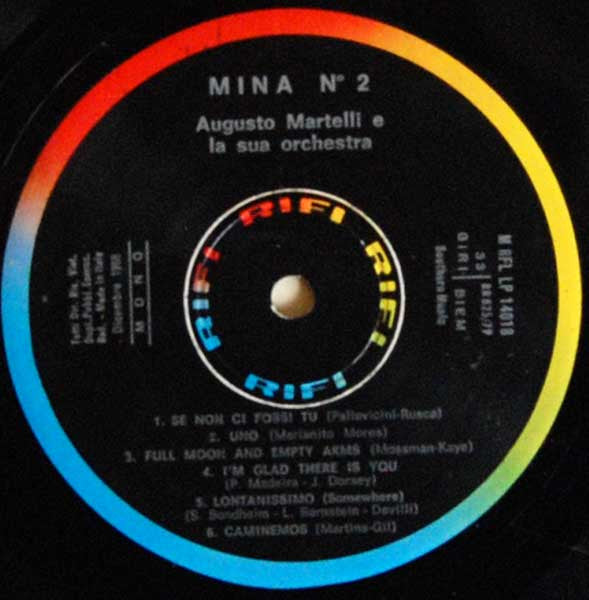 Mina (3) : Mina N. 2 (LP, Album, Mono)