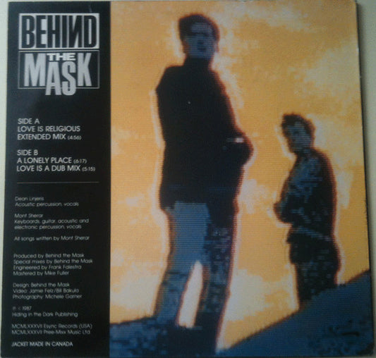 Behind The Mask - Love Is Religious (Extended Mix) vinyl record, 12" (Near Mint (NM or M-)) | Lulo Records