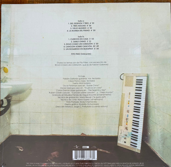 Fito Páez : Del 63' (LP, Album, Ltd, RE, Cle)
