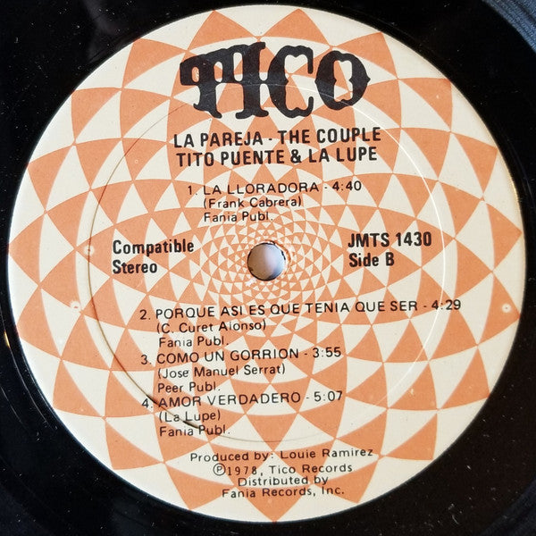 Tito Puente & La Lupe : La Pareja (LP, Album)