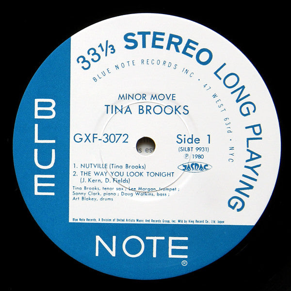 Tina Brooks : Minor Move (LP, Album, Ltd)
