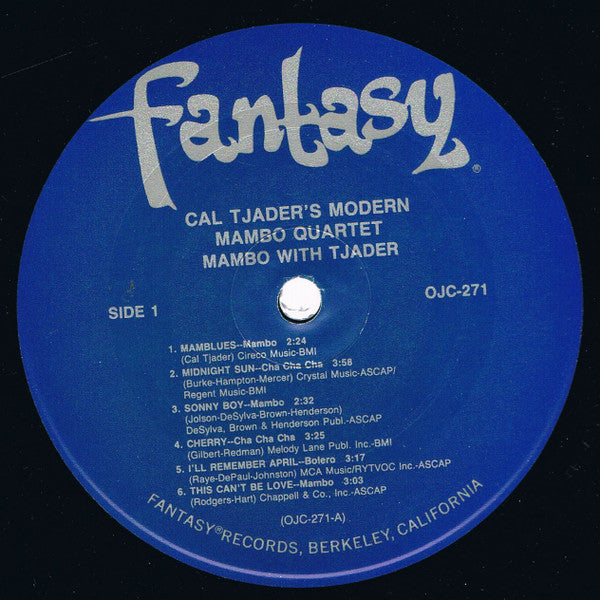 Cal Tjader's Modern Mambo Quintet : Mambo With Tjader (LP, Album, RE, RM)