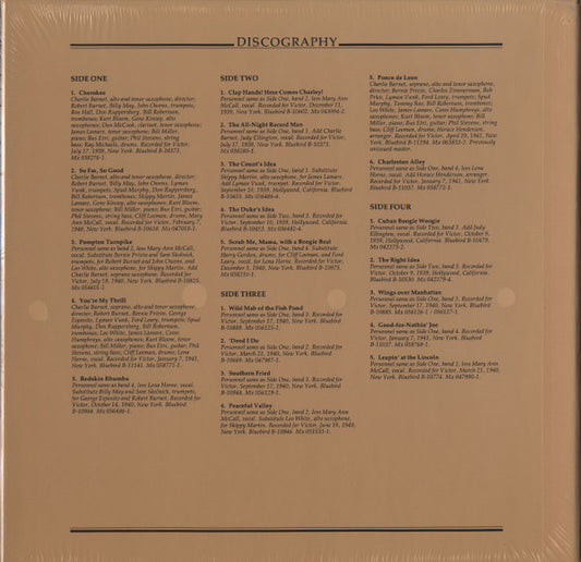 Charlie Barnet - Big Bands: Charlie Barnet vinyl record, 2xLP (Mint (M)) | Lulo Records
