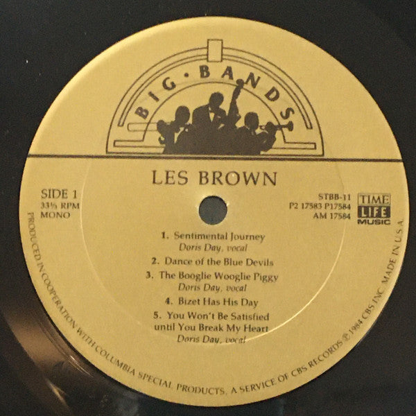 Les Brown : Big Bands: Les Brown (2xLP, Comp, Mono, Hal)