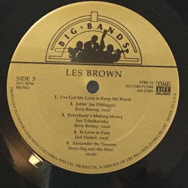 Les Brown : Big Bands: Les Brown (2xLP, Comp, Mono, Hal)