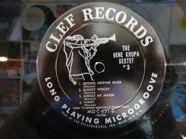 The Gene Krupa Sextet : Album #3 (LP, Album, Mono)