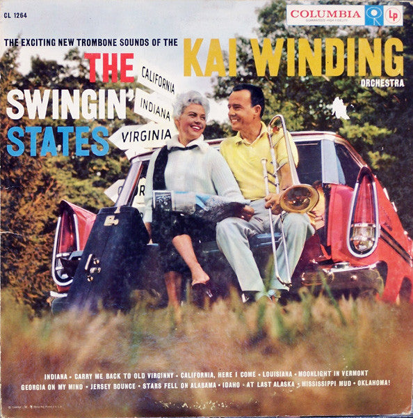 The Kai Winding Orchestra : The Swingin' States (LP, Album, Mono)