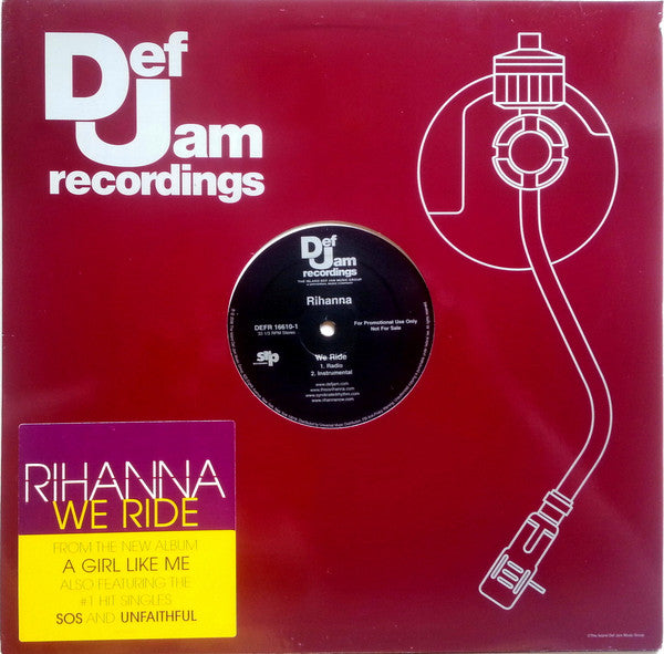 Rihanna : We Ride (12", Single, Promo)