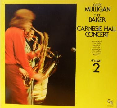 Gerry Mulligan / Chet Baker : Carnegie Hall Concert - Volume 2 (LP, Album)