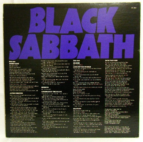 Black Sabbath : Master Of Reality (LP, Album, RE, RP, Pit)