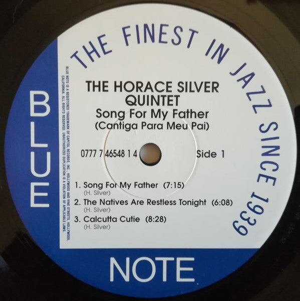 The Horace Silver Quintet : Song For My Father (LP, Album, RE, Aud)