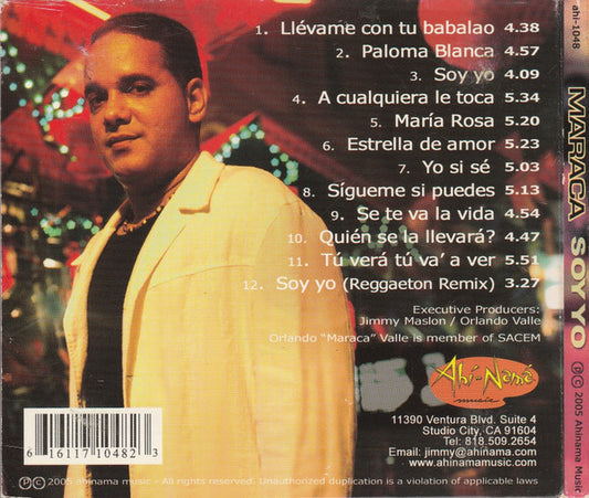 Maraca* : Soy Yo (CD, Album, Dig)