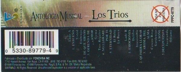 Los Trios : Antologia Musical (Cass, Album)