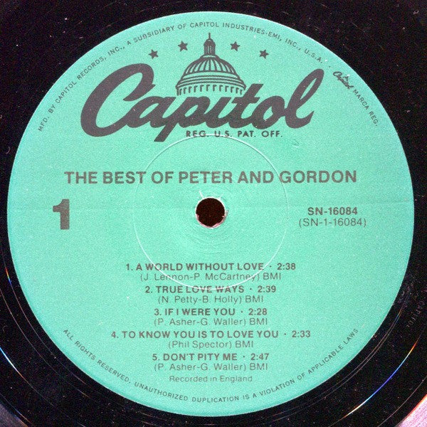 Peter & Gordon : The Best Of Peter And Gordon (LP, Comp, RE)