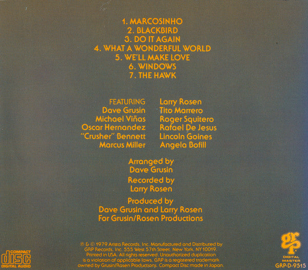 Dave Valentin : The Hawk (CD, Album, RE, RM)