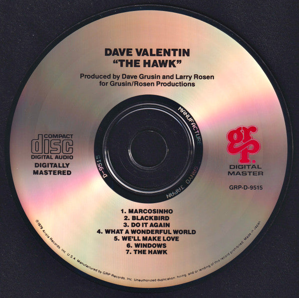 Dave Valentin : The Hawk (CD, Album, RE, RM)