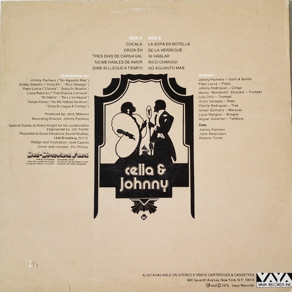 Celia* & Johnny* : Tremendo Caché (LP, Album)