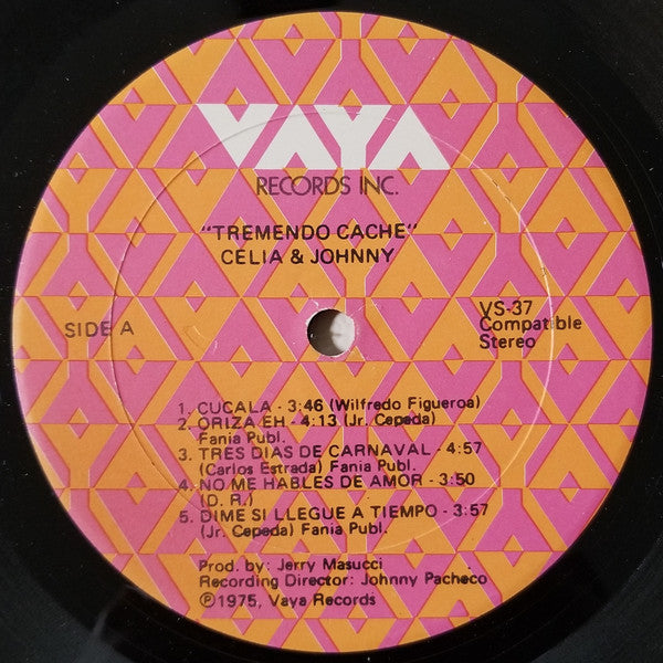 Celia* & Johnny* : Tremendo Caché (LP, Album)