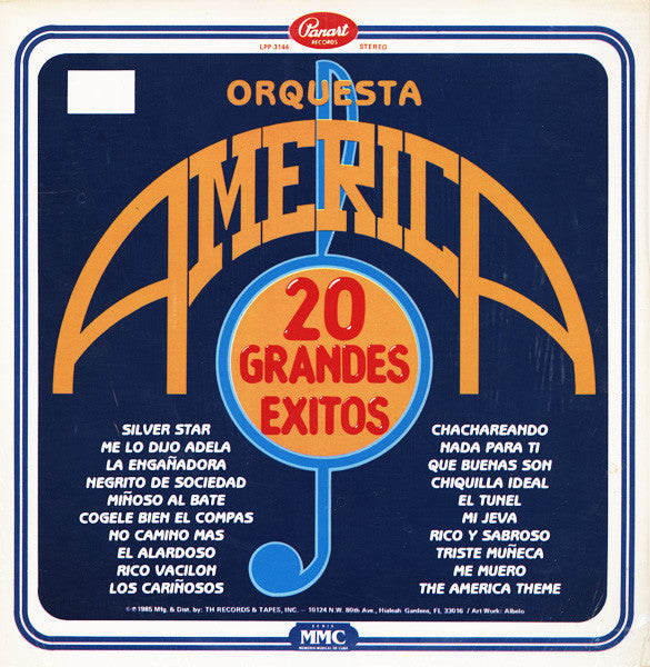 Orquesta America* : 20 Grandes Exitos (LP, Comp)