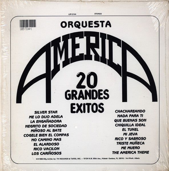 Orquesta America* : 20 Grandes Exitos (LP, Comp)
