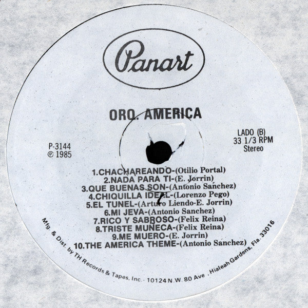Orquesta America* : 20 Grandes Exitos (LP, Comp)