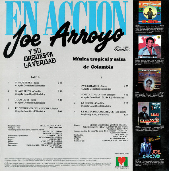 Joe Arroyo Y Su Orquesta La Verdad* : En Acción (LP, Album)