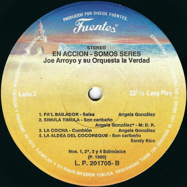 Joe Arroyo Y Su Orquesta La Verdad* : En Acción (LP, Album)