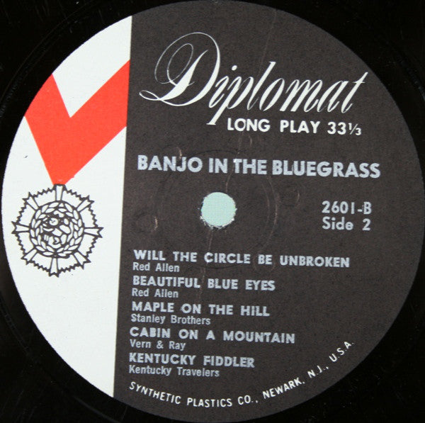 Various : Banjo In The Bluegrass (LP, Comp, Mono)