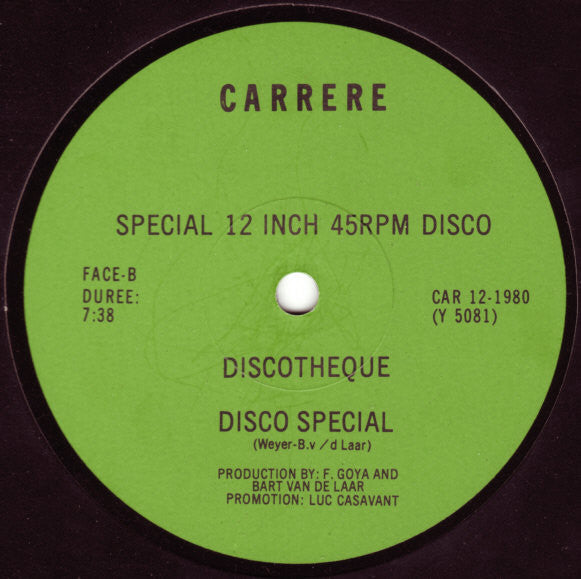 Discothèque : Intro Disco (12", Maxi)