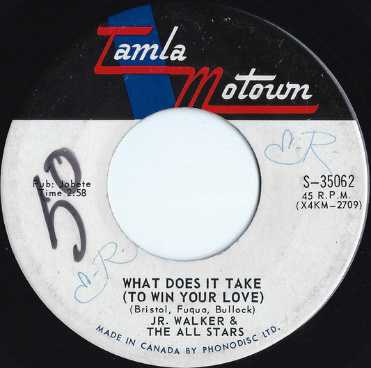 Junior Walker & The All Stars : What Does It Take (To Win Your Love) (7", Single)