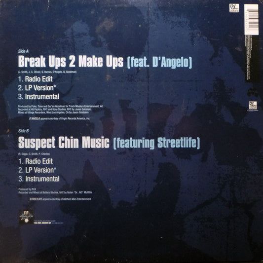 Method Man - Break Ups 2 Make Ups vinyl record, 12" (Very Good Plus (VG+)) | Lulo Records