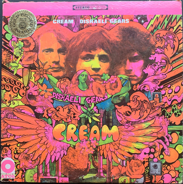 Cream (2) : Disraeli Gears (LP, Album, Pit)