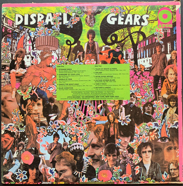 disraeli gears album cover Cream Disraeli Gears