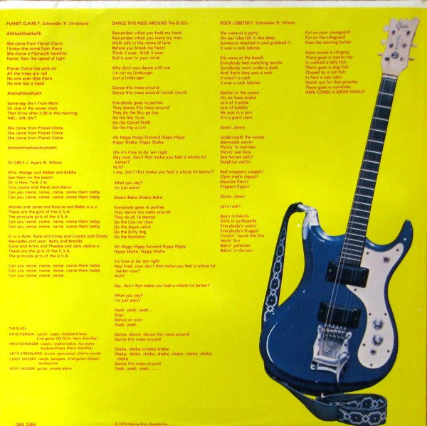 The B-52's : The B-52's (LP, Album, Don)