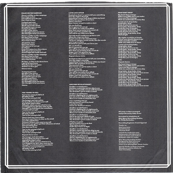 Eddy Grant : Killer On The Rampage (LP, Album, RE, Car)