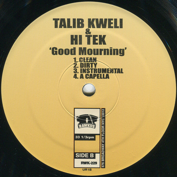 Talib Kweli & Hi-Tek : Reflection Eternal : Move Somethin' (12")