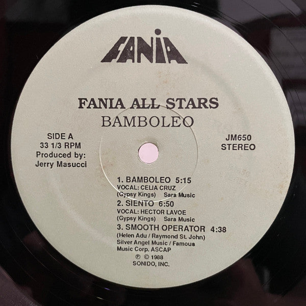 Fania All Stars : Bamboleo (LP, Album)