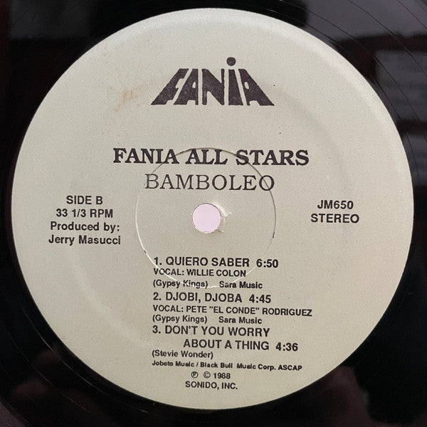 Fania All Stars : Bamboleo (LP, Album)