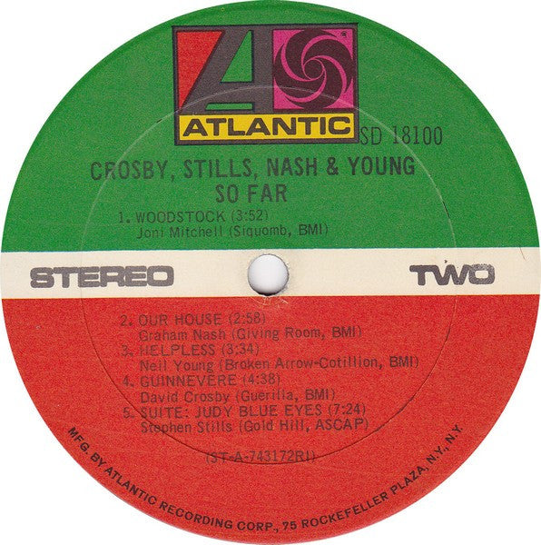 Crosby, Stills, Nash & Young : So Far (LP, Comp, RI )